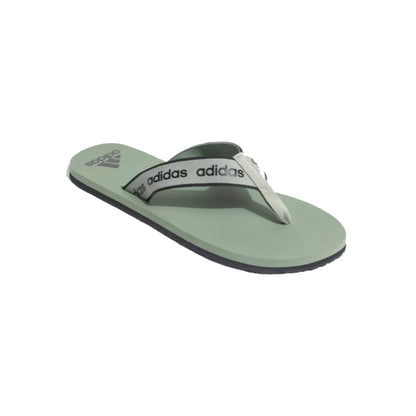 Adidas Men's Snozo Beach M Flip Flops Slipper (Silver Green/Core Black)