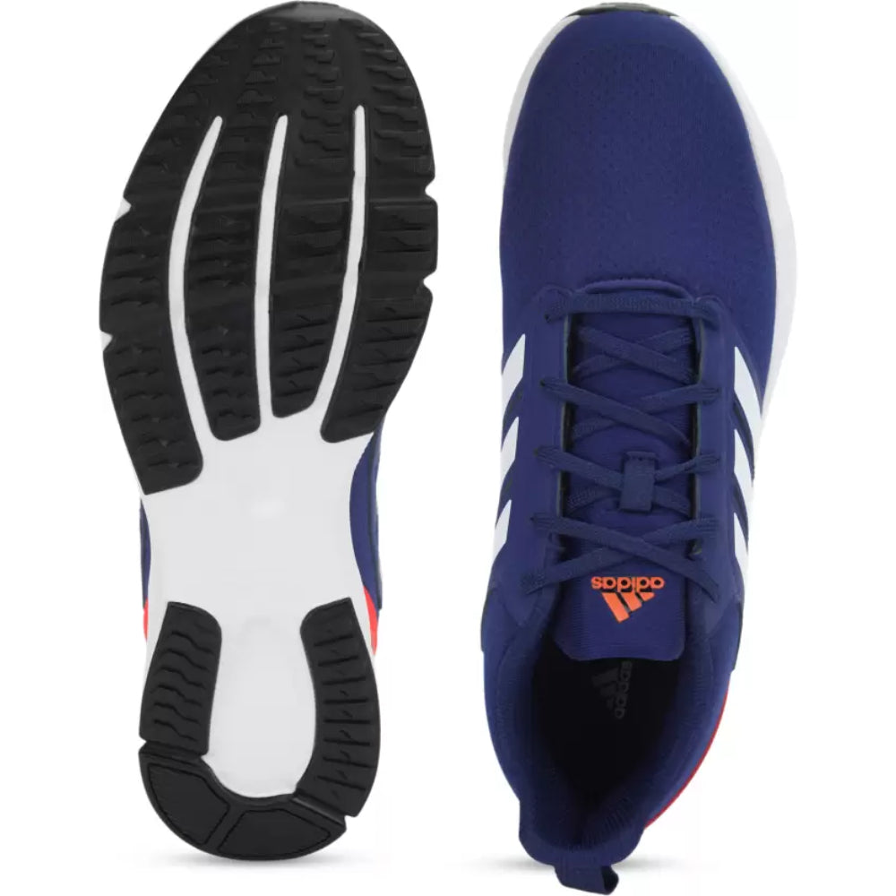 Adidas Men's Stunicon Running Shoe (Blue/Cloud White/Solar Red)