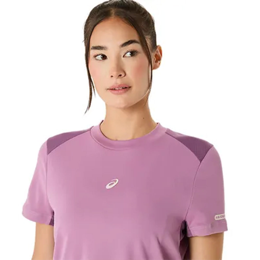 ASICS Women's padel Court SS Top (Violet)
