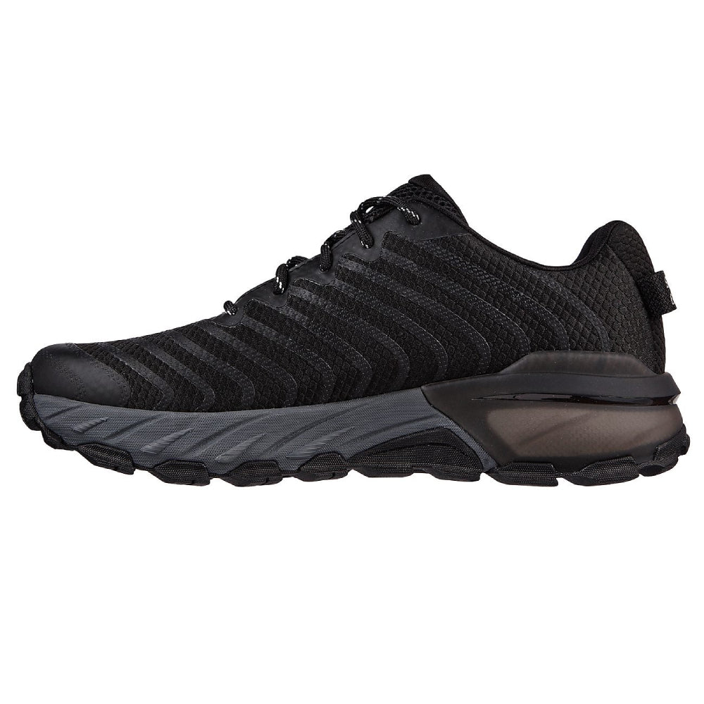 SKECHERS Men's Max Protect-Paragon Running Shoe (Black/Charcoal)