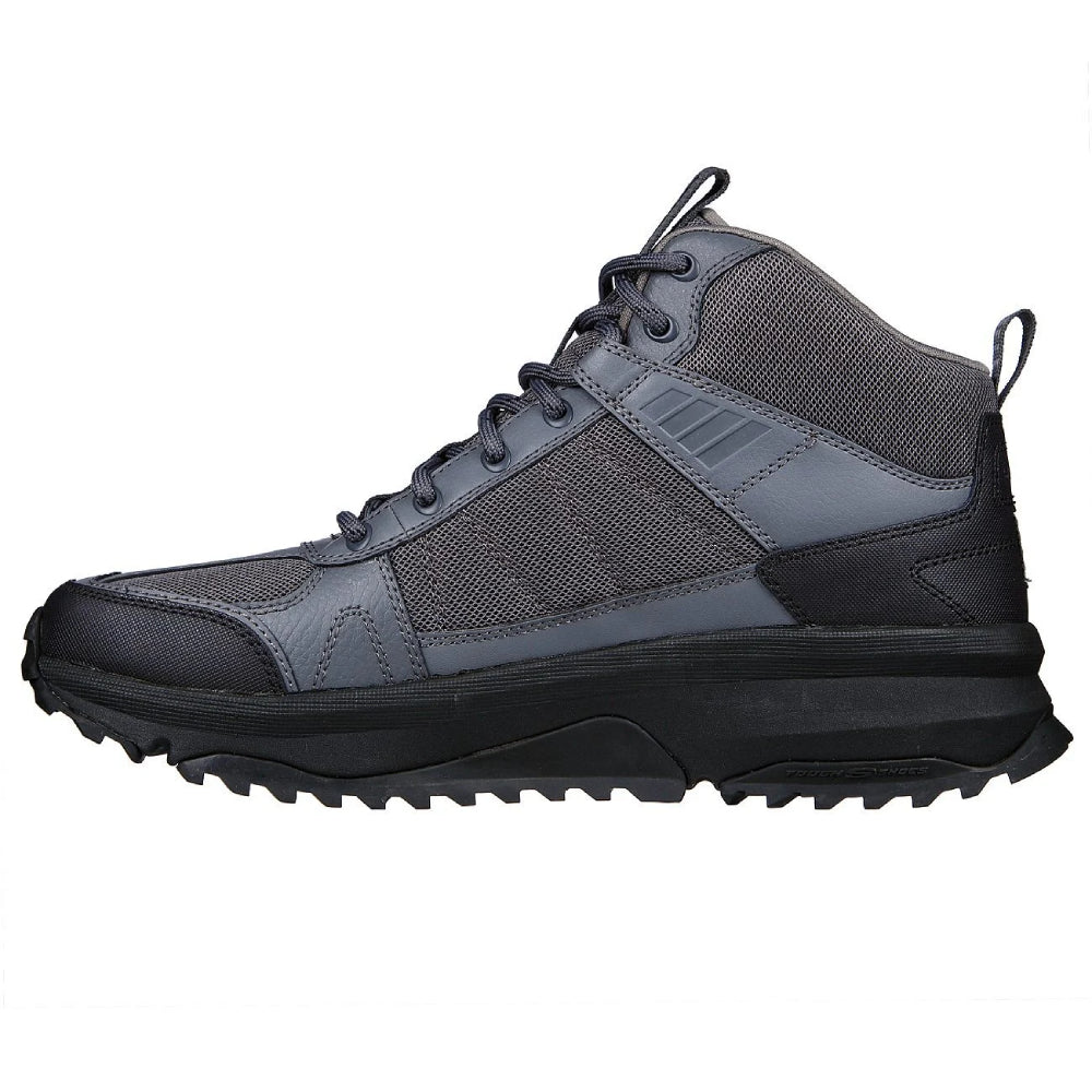 SKECHERS Men's Bionic Trail-Flashpoin Outdoor shoe (Gray/Black)