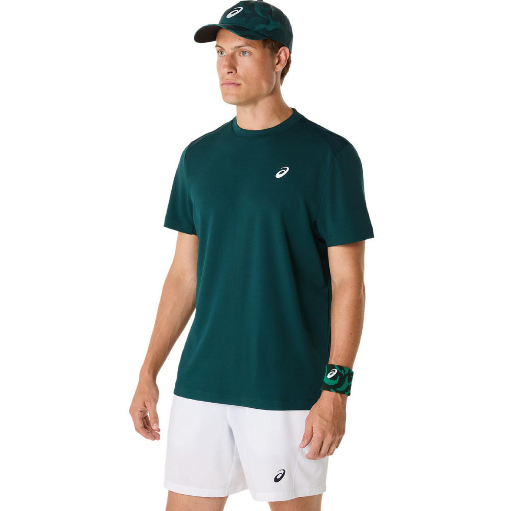ASICS Men's Court SS Top (Saxon Green)