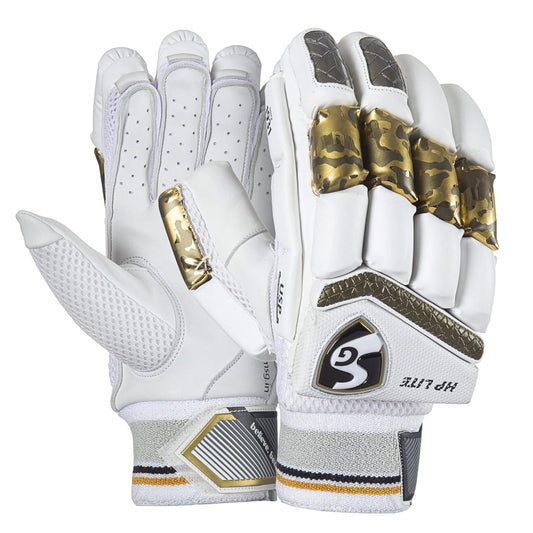SG HP Lite LH Batting Gloves (White)