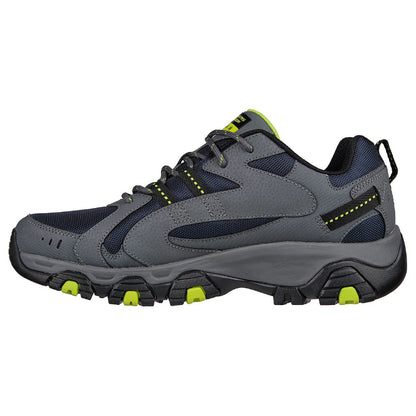 SKECHERS Men's Terrabite-Trailborn Running Shoe (Navy/Lime)