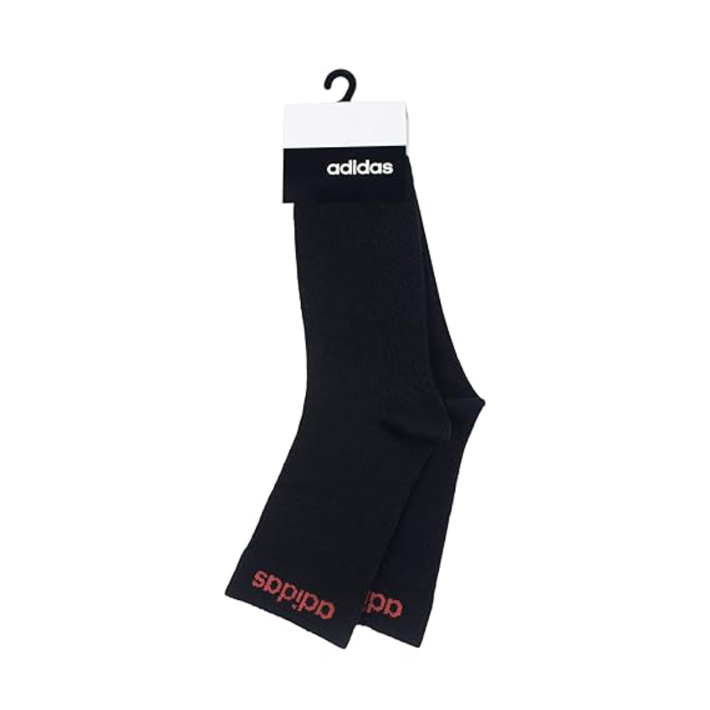 Latest Adidas Men Flat Knit Ankle Black Socks 