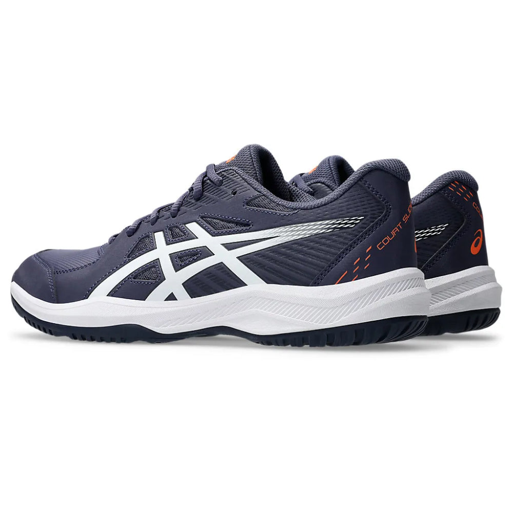 ASICS Men's Court Slide 4 Tennis Shoe (Indigo Fog/White)