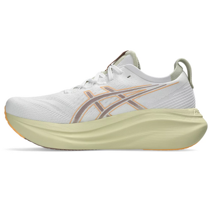 Asics Men's Gel-Nimbus 27 (White/Fawn)