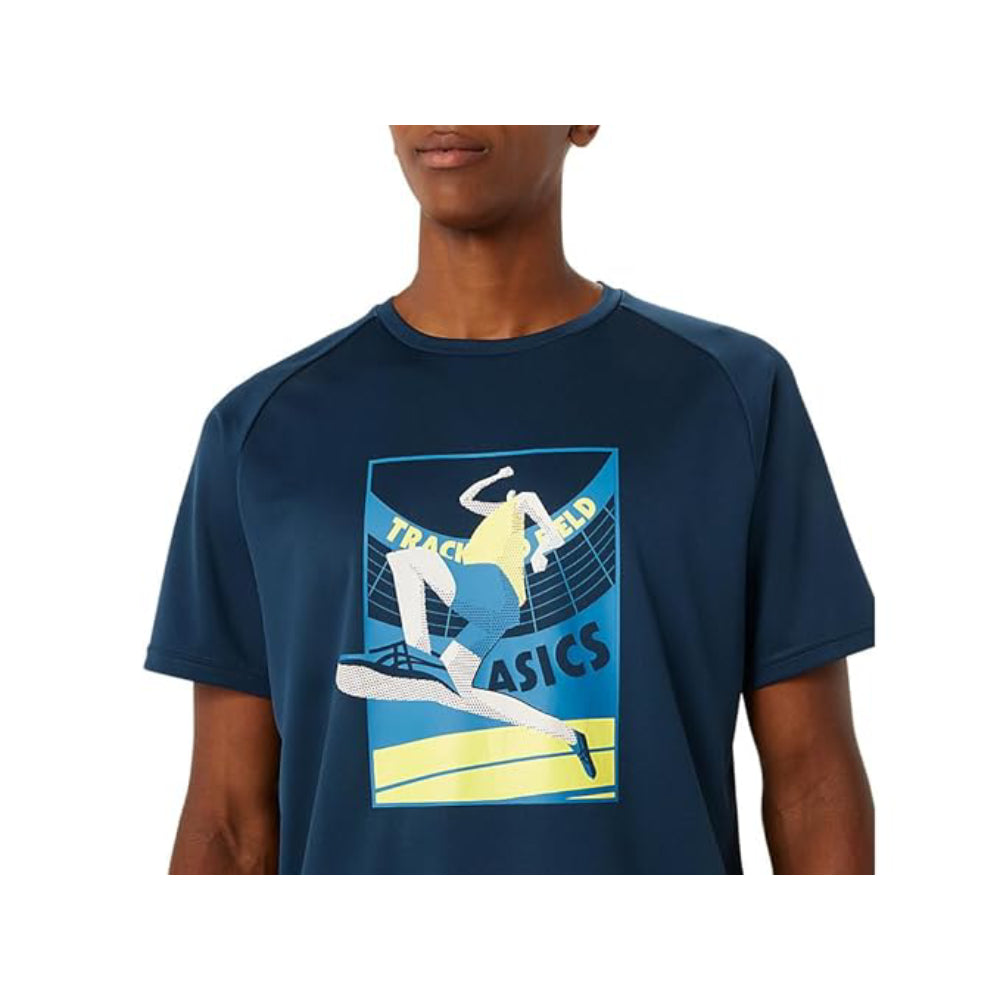 asics Track Event Graphic Top