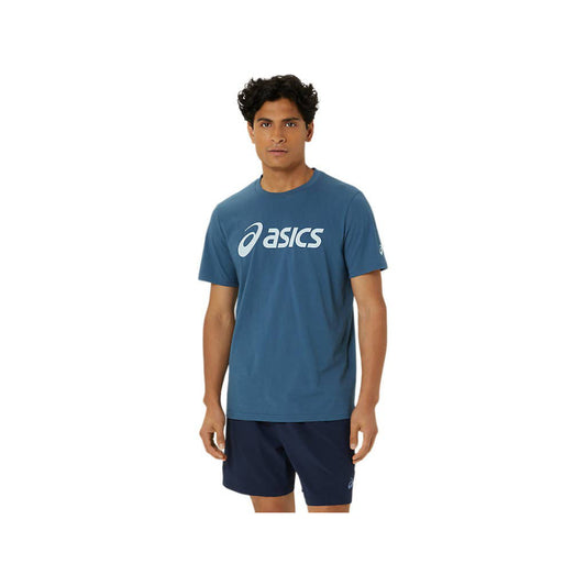 ASICS Men's Graphic Short Sleeve Top (Vintage Indigo)