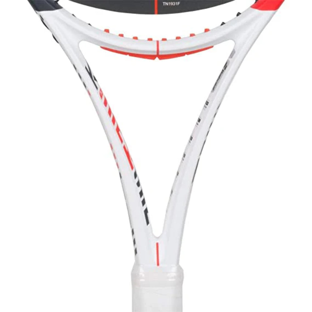 Babolat Pure Strike 3rd Gen Unstrung Tennis Racquet (White/Red)