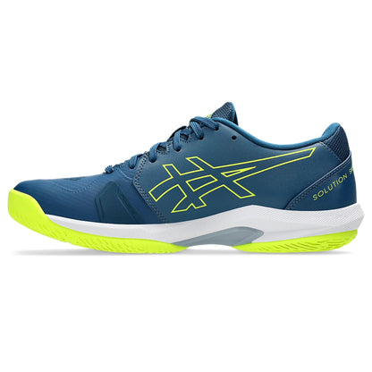 ASICS Men's Solution Swift FF 2 Tennis Shoe (Mako Blue/Safety Yellow)