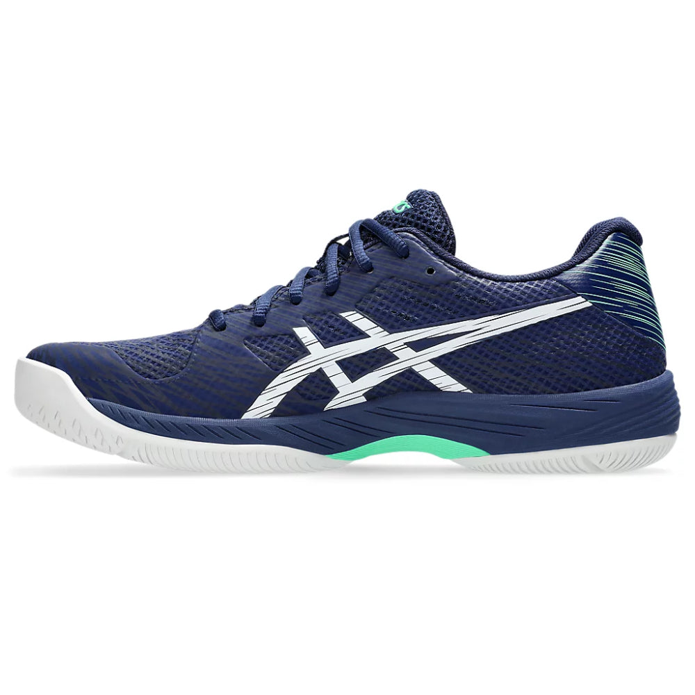 ASICS Men's Gel-Game 9 Tennis Shoe (Blue Expanse/White)