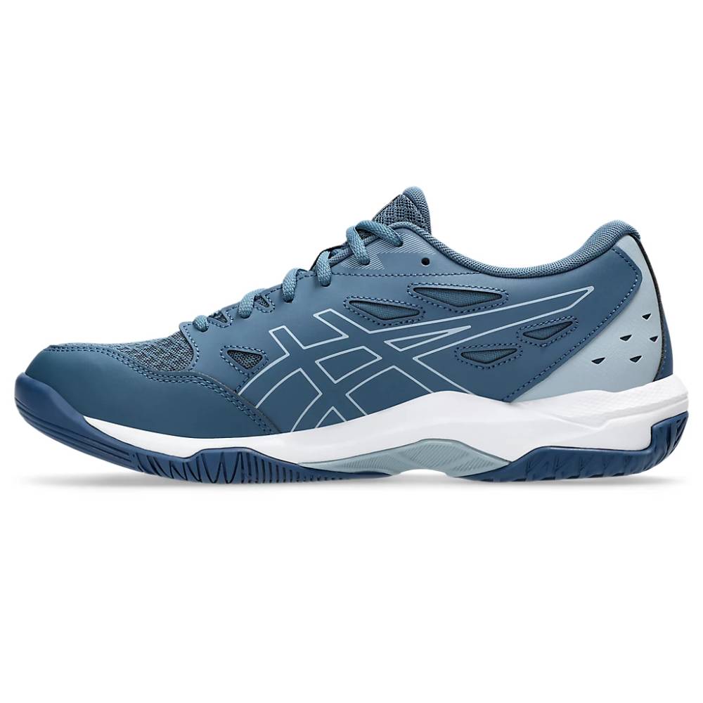 ASICS Men's Gel-Rocket 11 Badminton Shoe (Vintage Indigo/White)