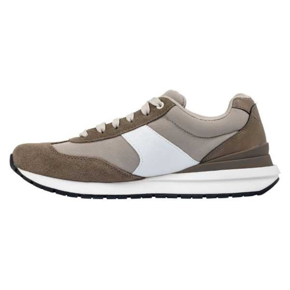 SKECHERS Men's Sunny Dale Leyden Casual Shoe (Khaki)