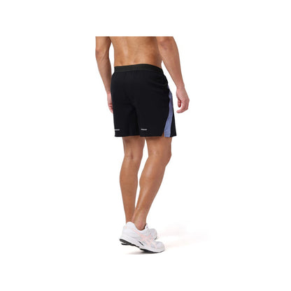 ASICS Men's Colour Block 7In Running Short (Black)