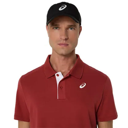 ASICS Men's Court Polo (Burnt Red)