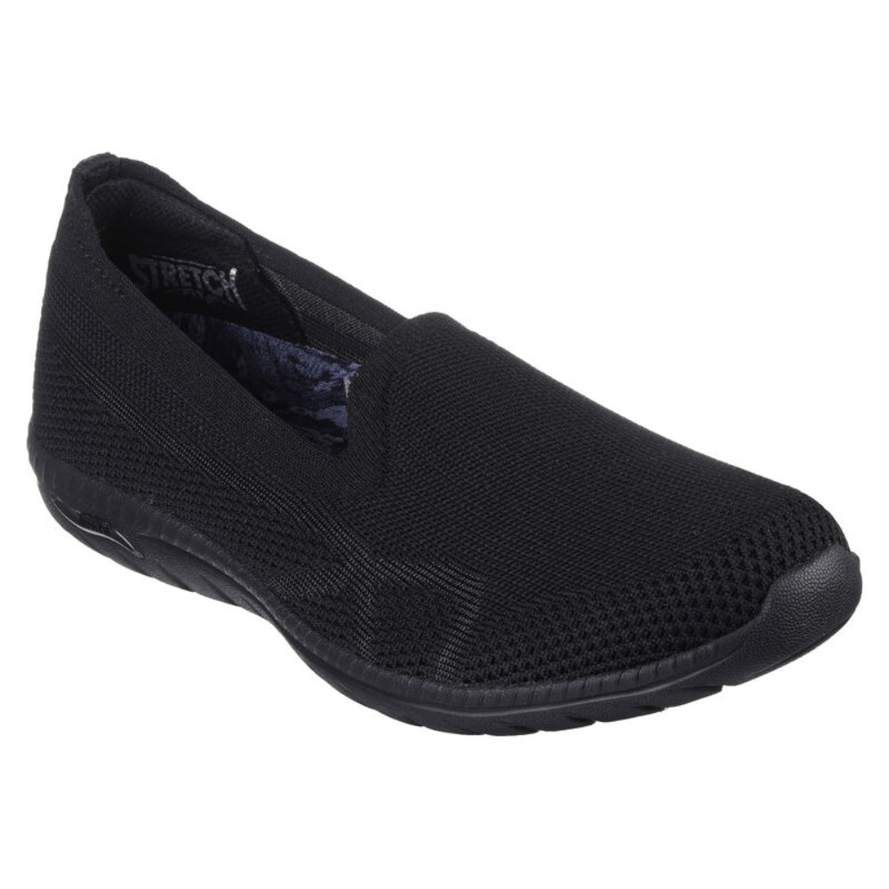 skechers latest model arch fit flex-what's new black running shoe