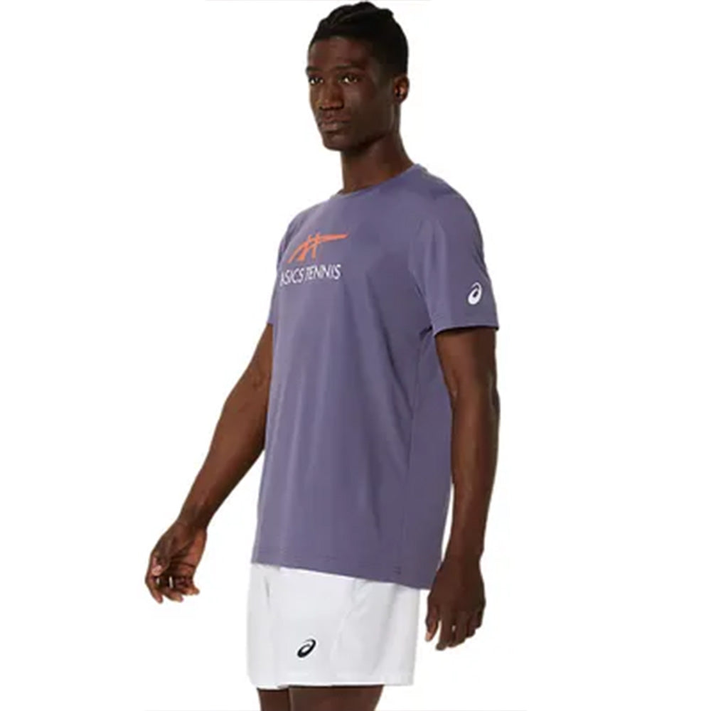 ASICS Men's Court Graphic Tee (Purple)
