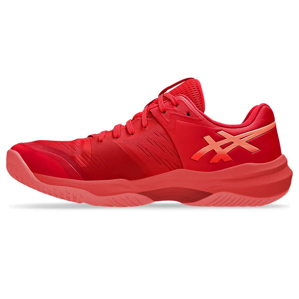 ASICS Men's Sky Elite FF 3 Badminton Shoe (Speed Red/Sun Coral)