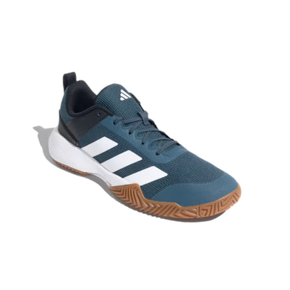 Adidas Men's IND Top V2 Badminton Shoe (Artic/White/Black)