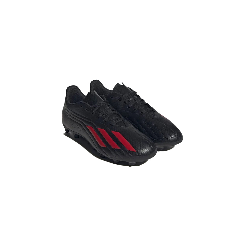 Adidas Men's Deportivo II Flexible ground Football Shoe (Core Black/Red/Red)