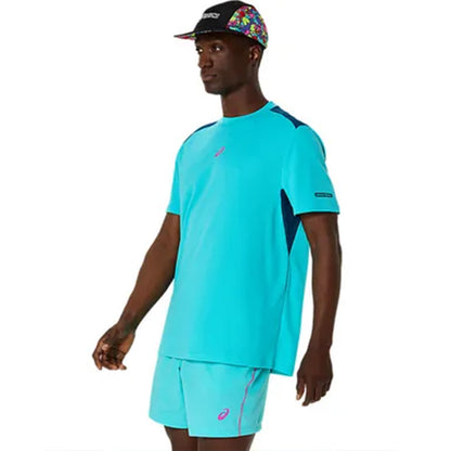 ASICS Men's Padel Court SS Top (Aqua)