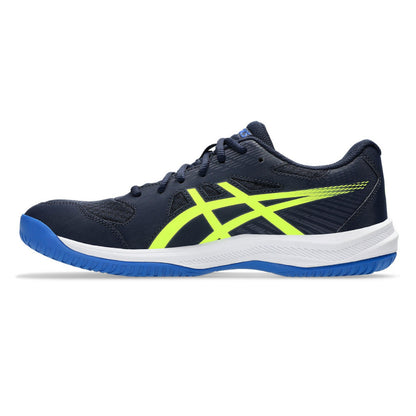 ASICS Men's Upcourt 6 Badminton Shoe (Midnight/Safety Yellow)
