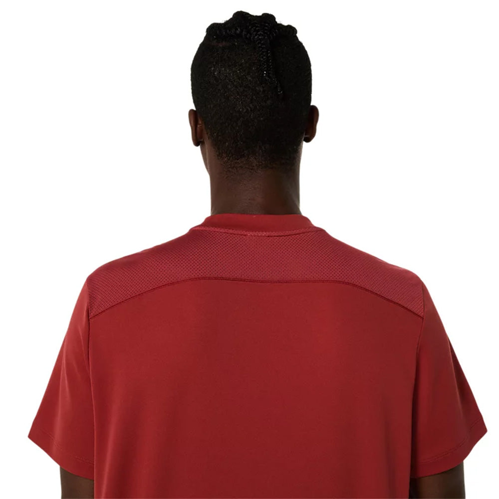 ASICS Men's Court SS Top (Burnt Red)
