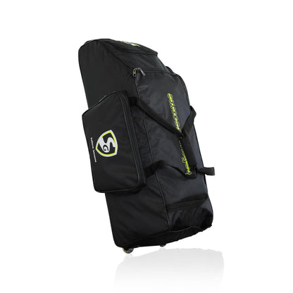 SG Smartpak 1.0 Wheelie Cricket Kit Bag (Black/Yellow)