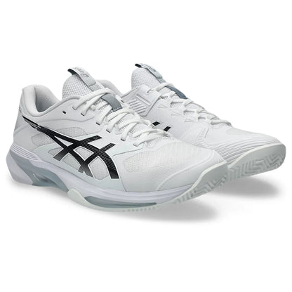 Asics Men's Solution Speed FF 4 Clay Tennis Shoe (White/Black)