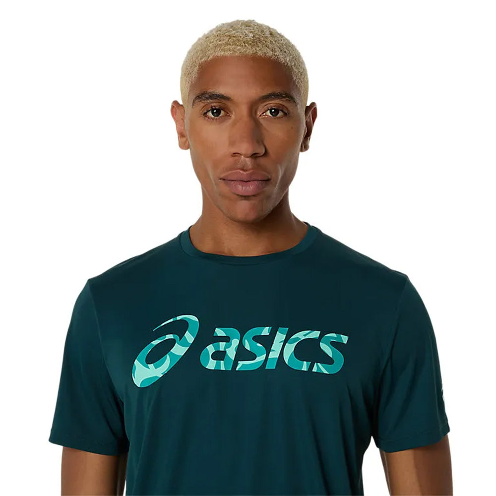 ASICS Men's Match Seasonal Graphic Tee (Green)