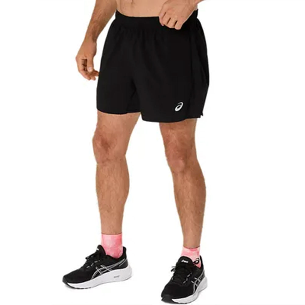 ASICS Men's Silver 5IN Short (Black)
