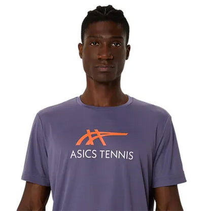 ASICS Men's Court Graphic Tee (Purple)