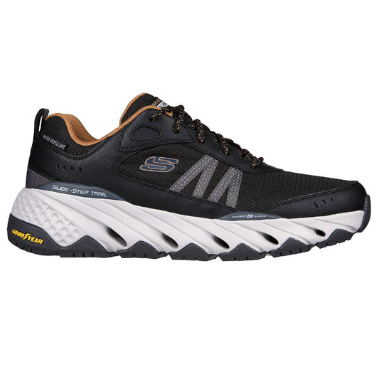 skechers latest glide-step trail-oxen black running shoe