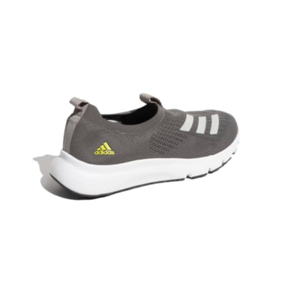 Adidas Men's Walkwagon Running Shoe (Dove Grey/Stone/Acid Yellow)