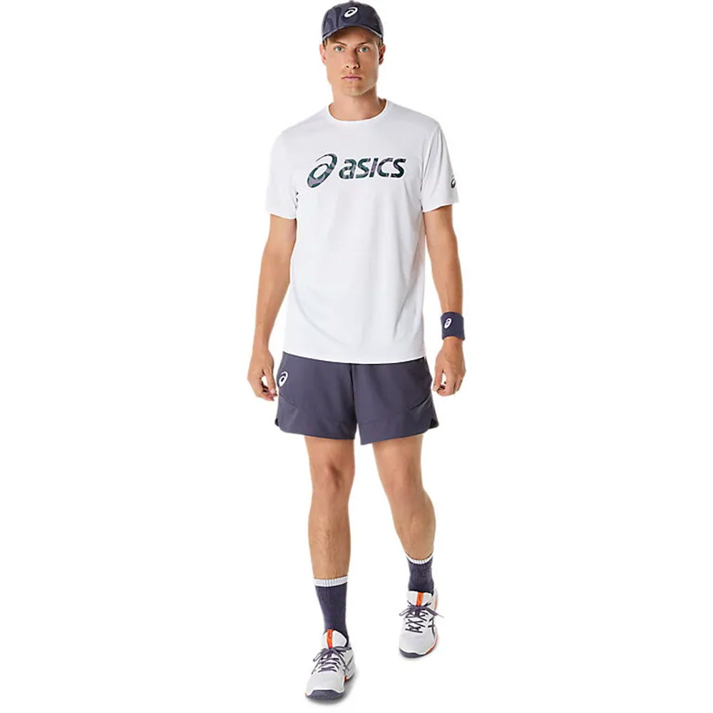 ASICS Men's Match Seasonal Graphic Tee (White)