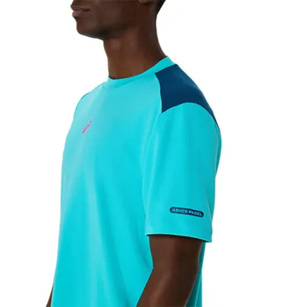ASICS Men's Padel Court SS Top (Aqua)