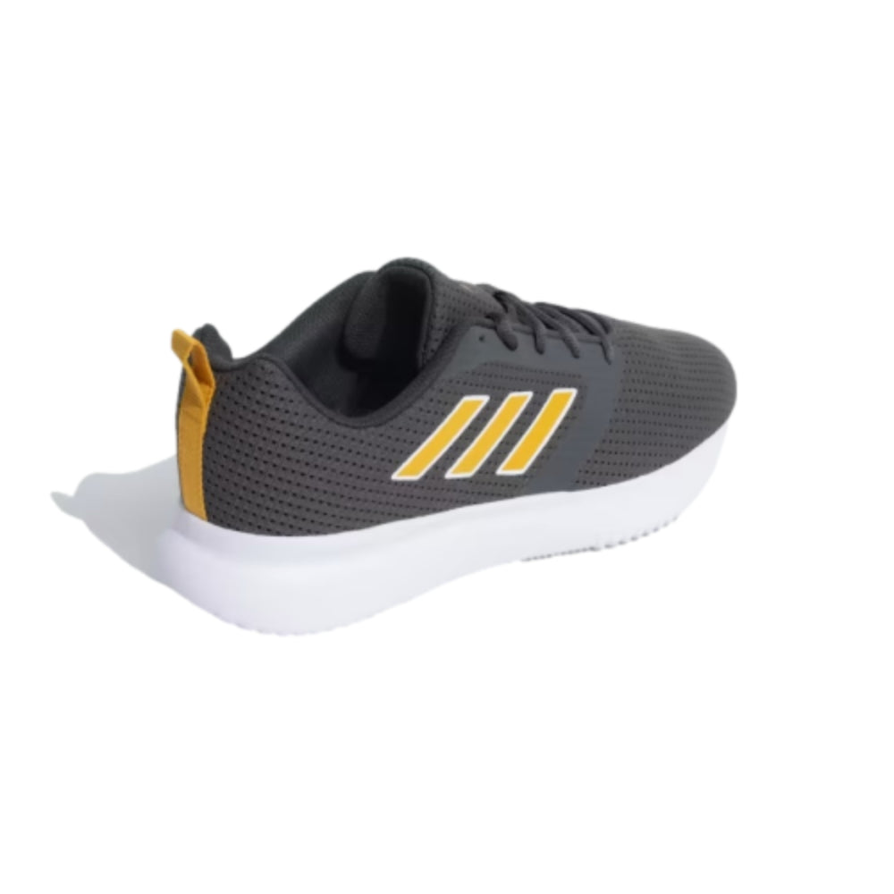 Adidas Men's Fleecewalk Running Shoe (Grey Six/Cloud White/Preloved Yellow)