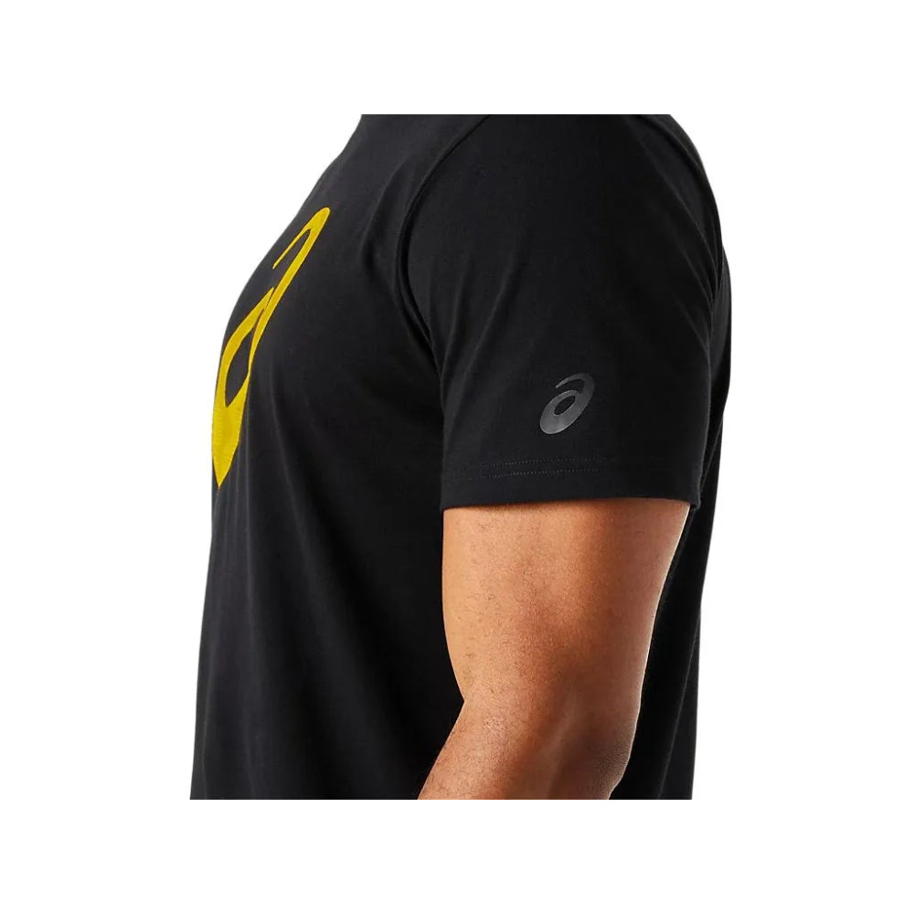 ASICS Men's Seasonal Logo Graphic Short Sleeve Top (Performance Black)