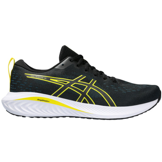 asics Gel Excite latest Black,Bright Yellow Shoes