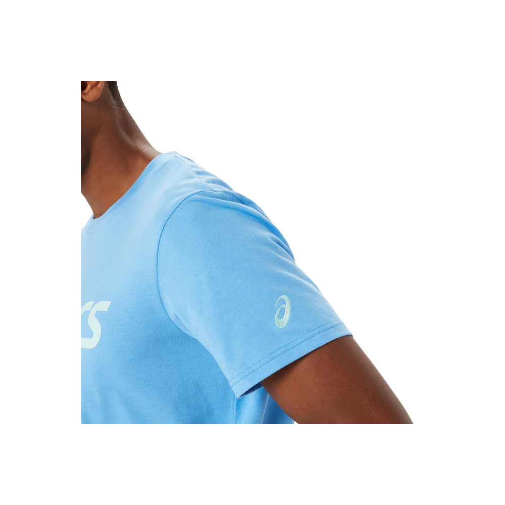 asics lightweight short sleeve waterscape Top