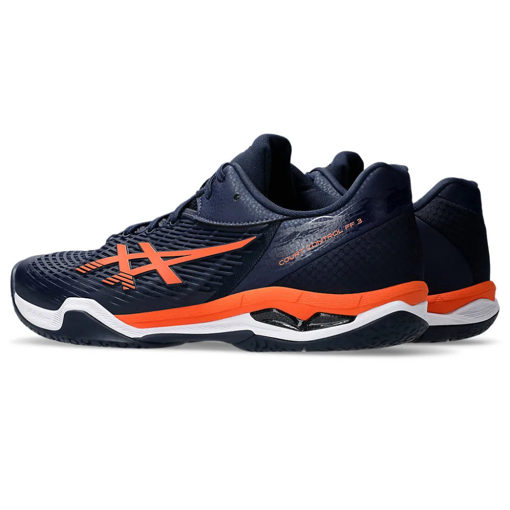 ASICS Men's Court Control FF 3 Badminton Shoe (Midnight/Nova Orange)