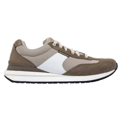 SKECHERS Men's Sunny Dale Leyden Casual Shoe (Khaki)