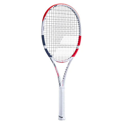 Babolat Pure Strike 3rd Gen Unstrung Tennis Racquet (White/Red)