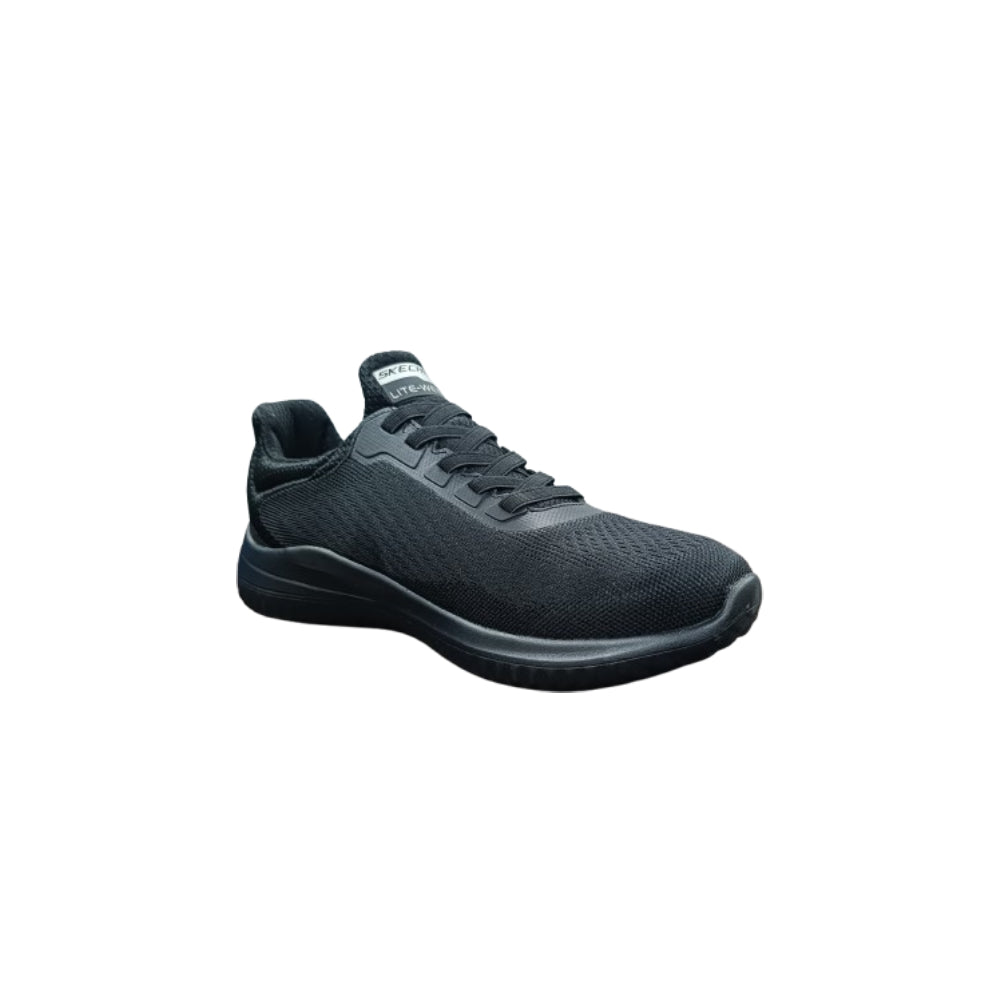 SKECHERS Men's Delson 3.0 Running Shoe (Black)