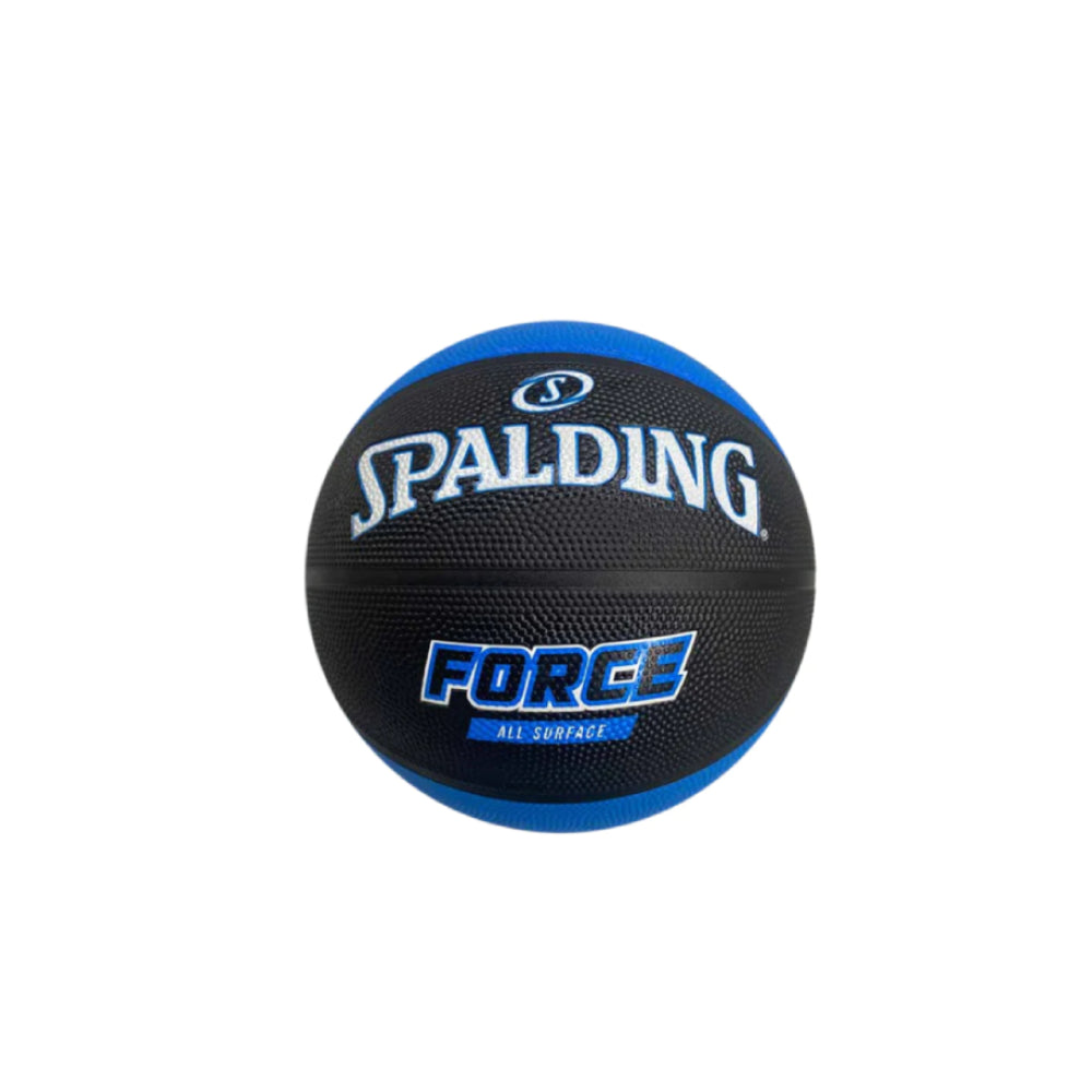 SPALDING Force All Surface Basketball (Blue/Black)