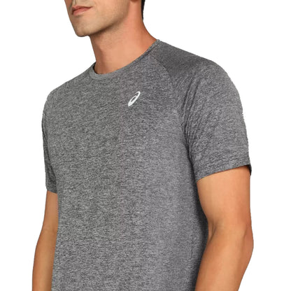asics top color heather short sleeve top