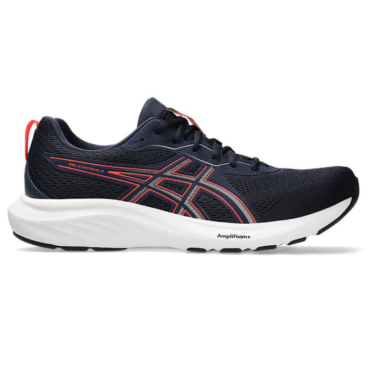 ASICS Men's Gel-Contend 9 Running Shoe (Midnight/Flash Red)