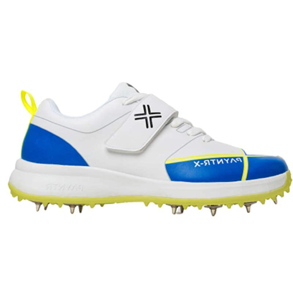 Latest PAYNTR Men Bowling Spike White Cricket Shoe