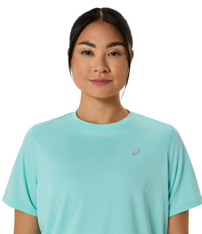 ASICS Women's Silver SS Top (Light Blue)